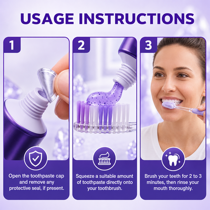 Cougex toothpaste usage instructions