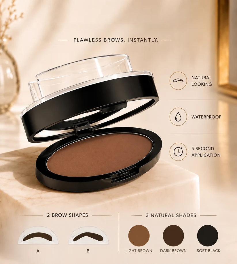 Instant Brow Stamp Kit - Black brow stamp kit