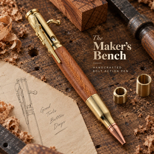 🖊Handmade Bolt-Action Wooden Pen