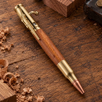 🖊Handmade Bolt-Action Wooden Pen