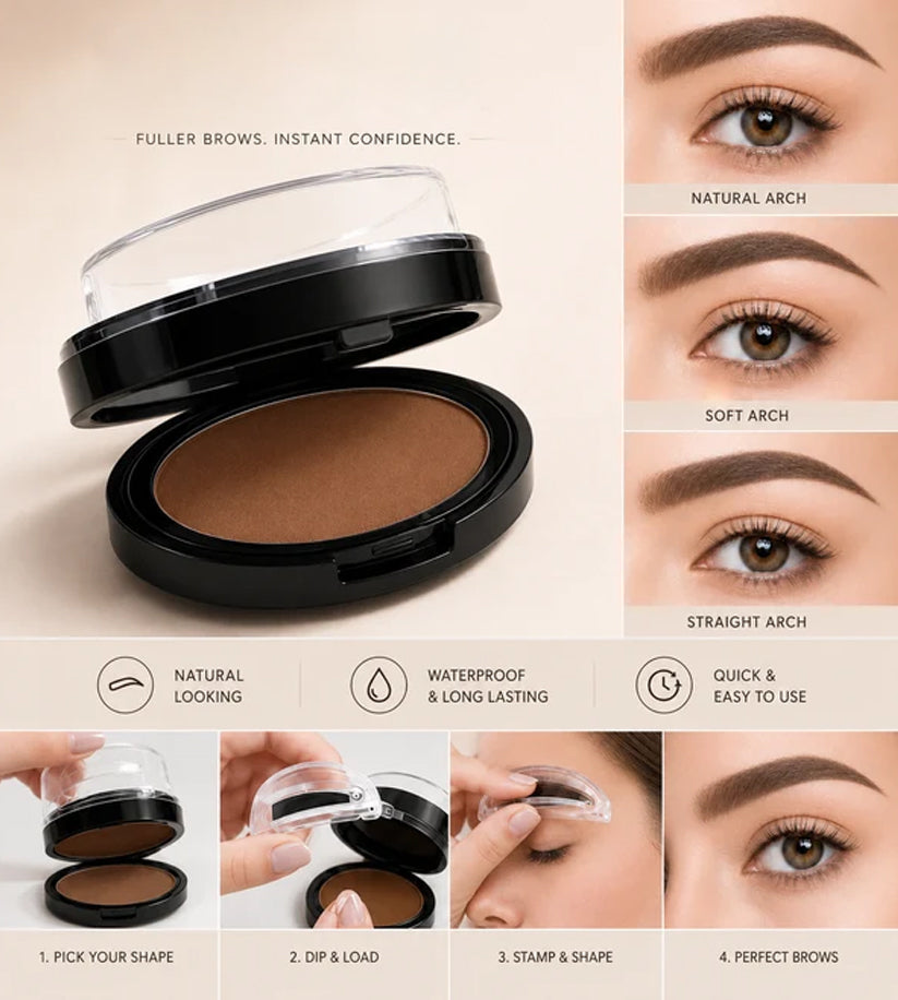 Instant Brow Stamp Kit - Purple brow stamp kit