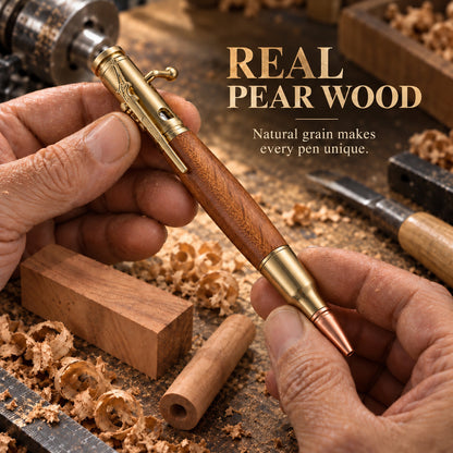 🖊Handmade Bolt-Action Wooden Pen