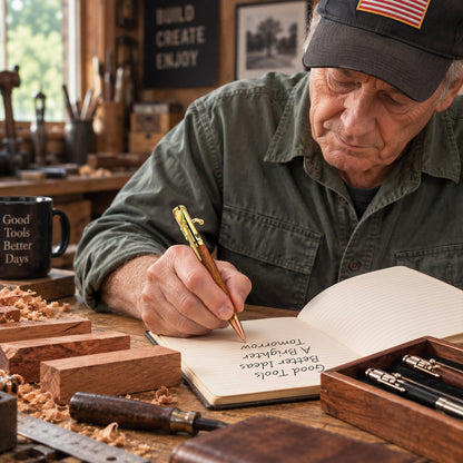 🖊Handmade Bolt-Action Wooden Pen
