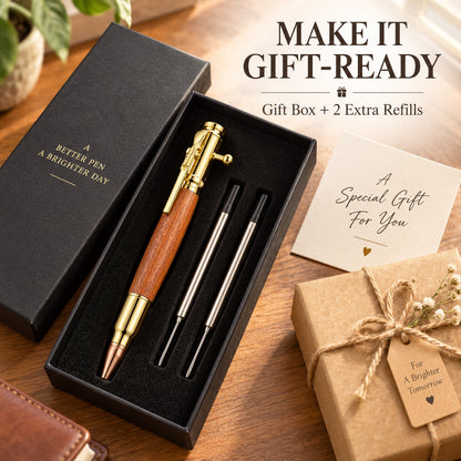 🖊Handmade Bolt-Action Wooden Pen