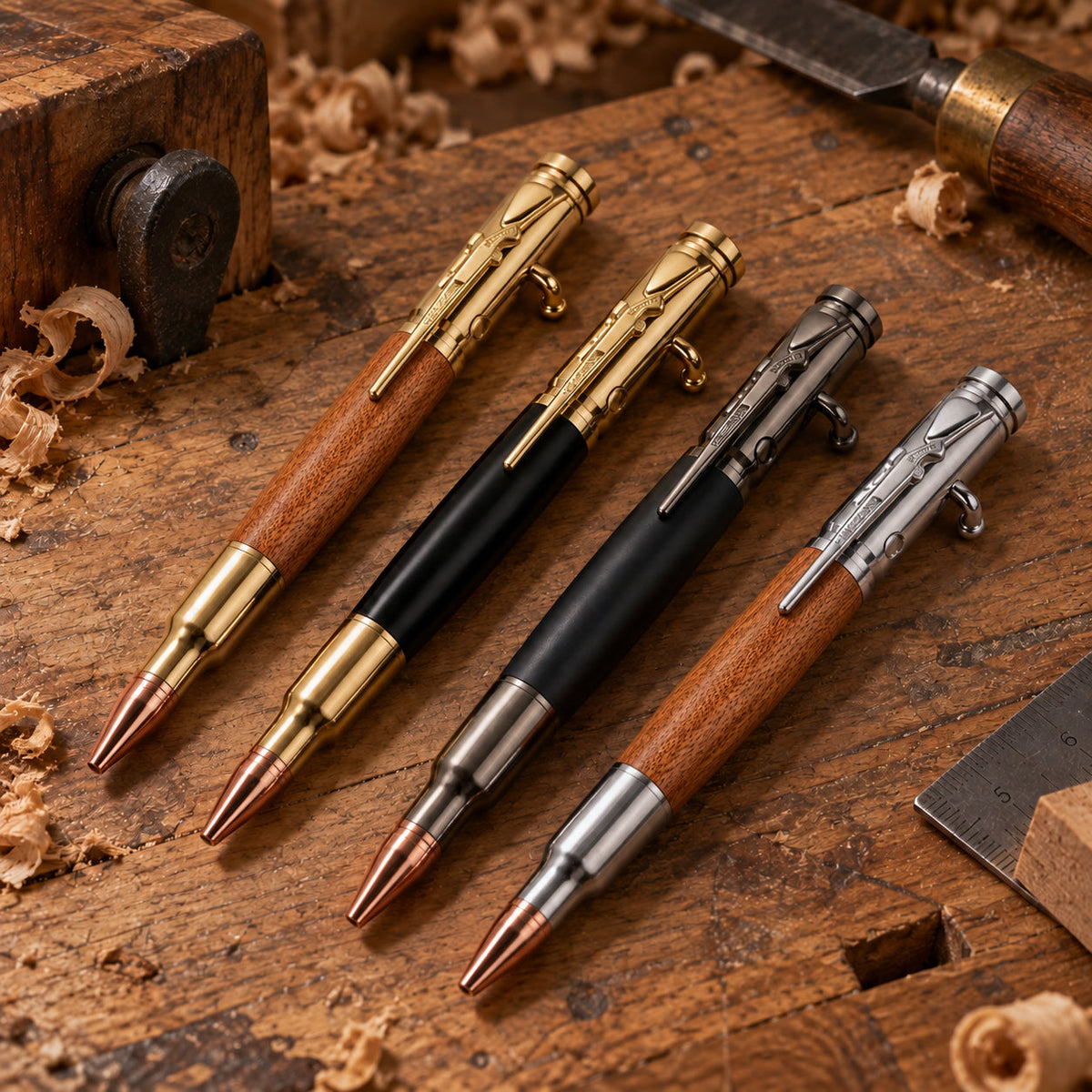 🖊Handmade Bolt-Action Wooden Pen