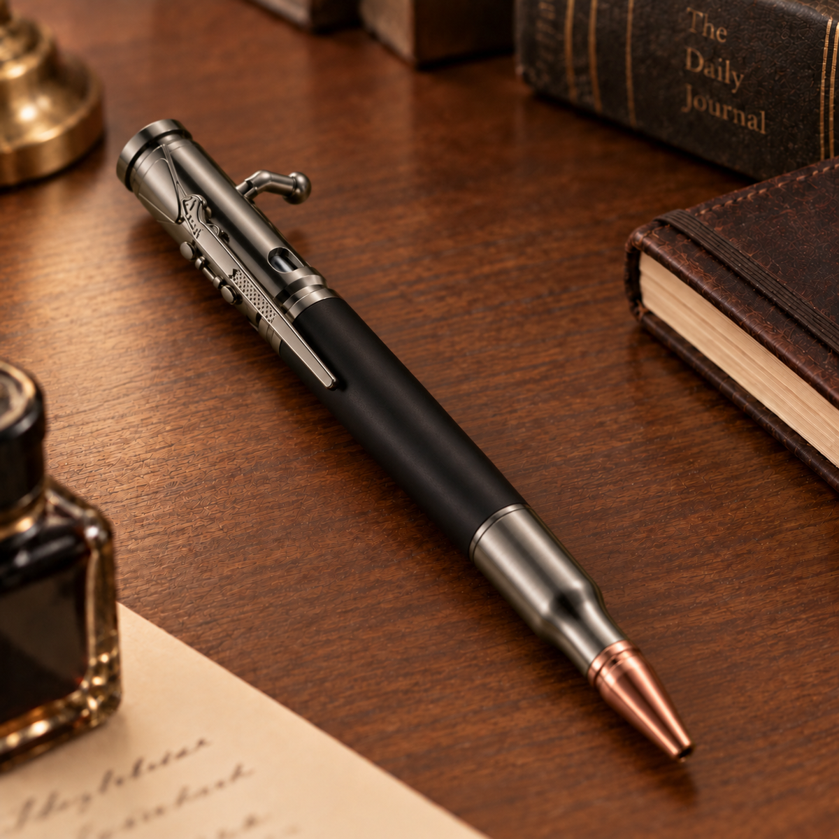 🖊Handmade Bolt-Action Wooden Pen