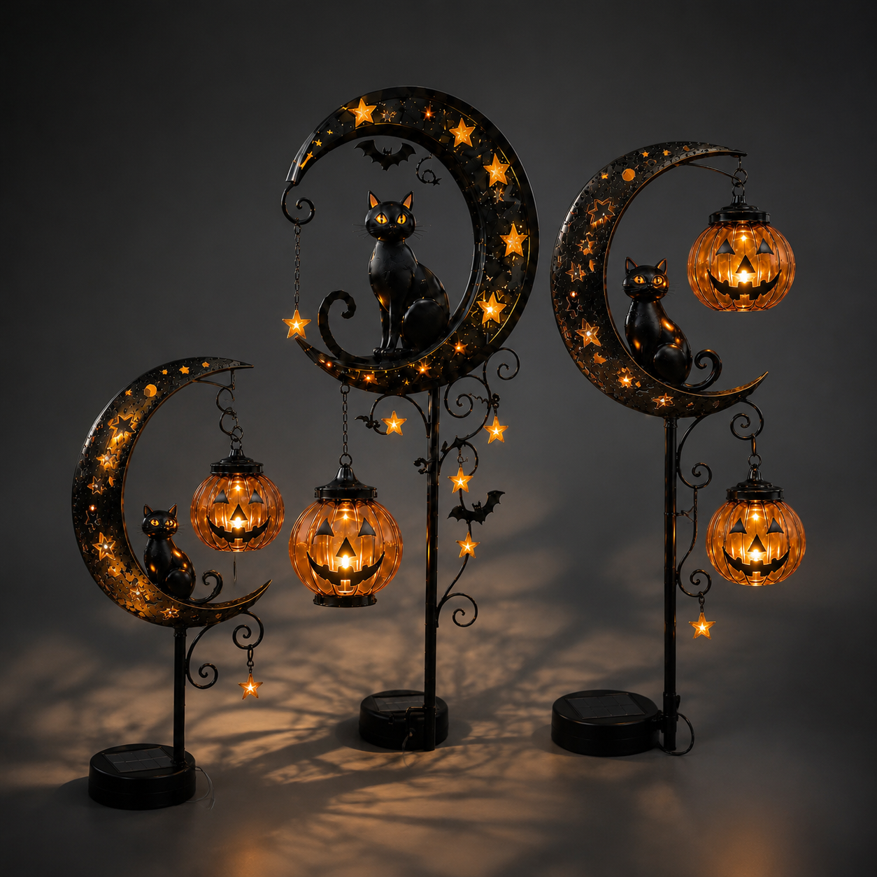 🐈‍⬛ Black Cat Moonlight Trio — All 3 Styles Included 🌙