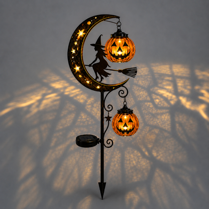 🎃 Halloween Early Bird Sale | 49% OFF Pumpkin Moon Garden Stake Light
