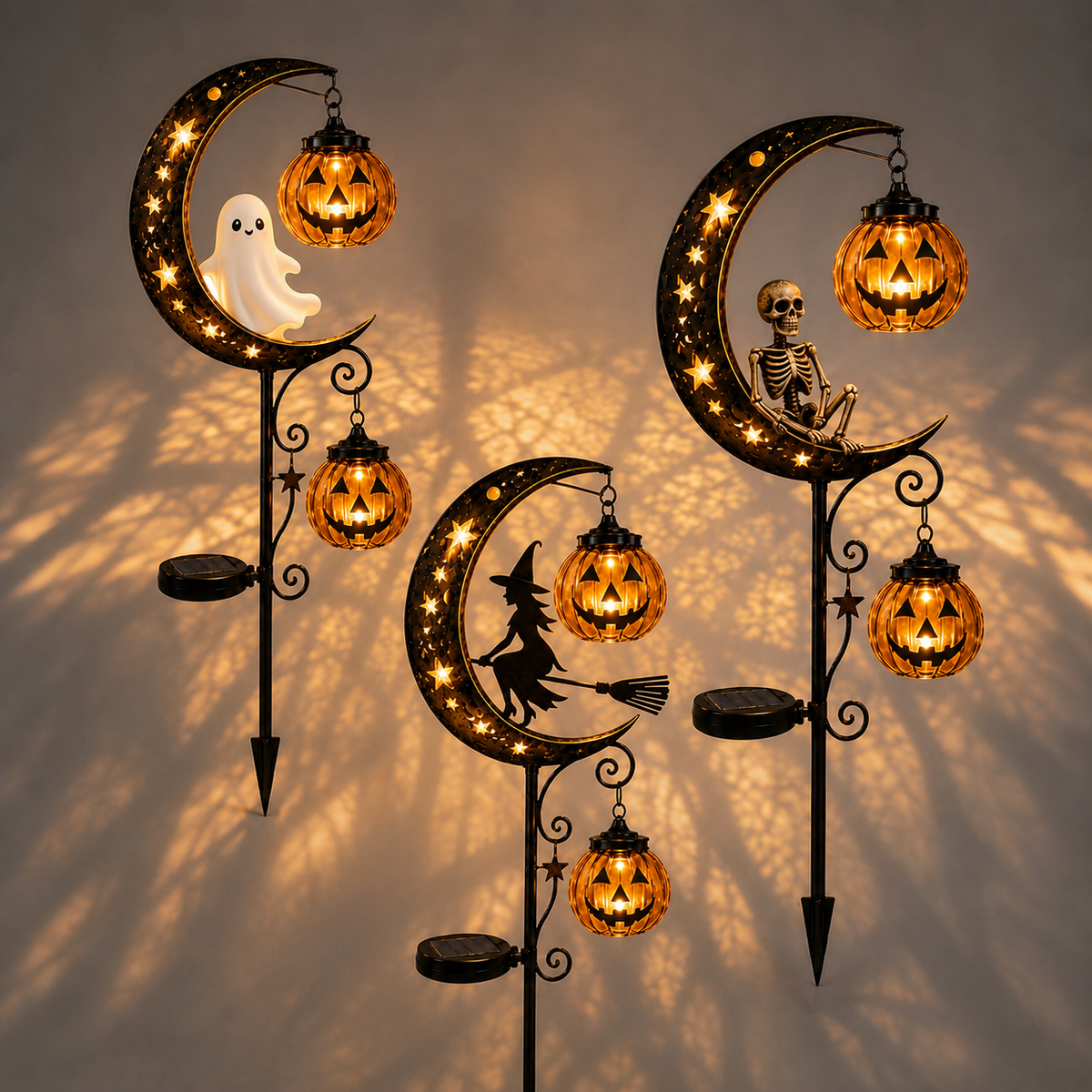 🎃 Halloween Early Bird Sale | 49% OFF Pumpkin Moon Garden Stake Light