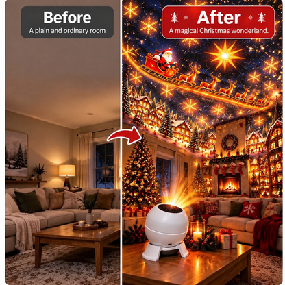⛄️Turn Any Room Into a Christmas Wonderland – Holiday Projection Night Light